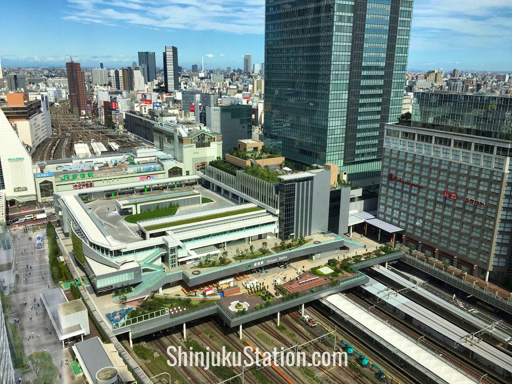 Shinjuku Station Aerial View