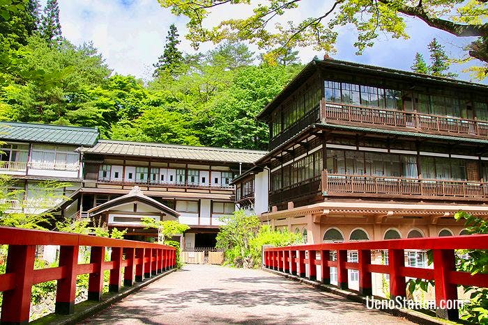 The Sekizenkan Hotel in Shima Onsen dates from 1691 and is the oldest hot spring hotel in Japan