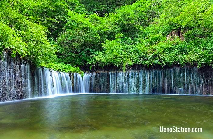Shiraito no Taki Waterfall in Karuizawa