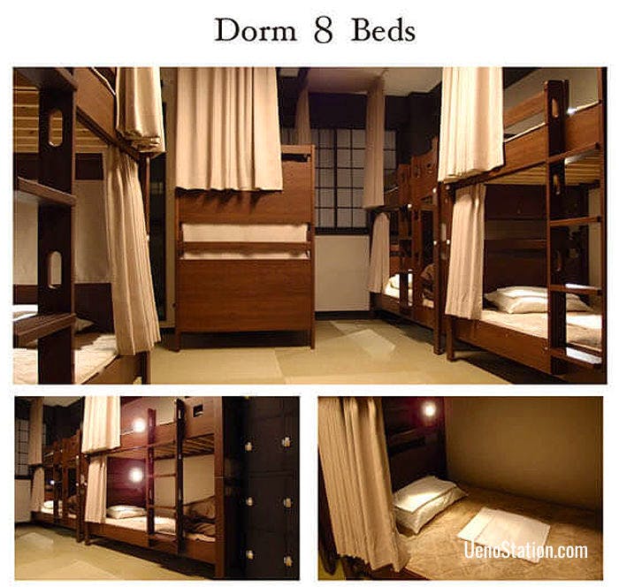 A dormitory room