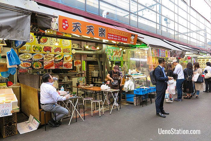 Chinese street food at Tentenraku