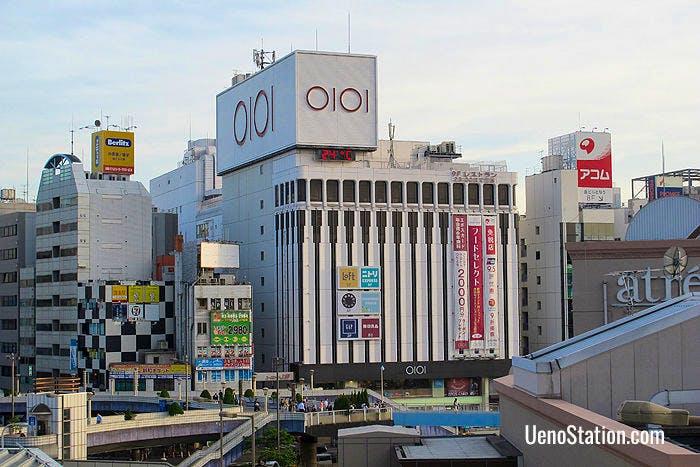 Ueno Marui is easily recognized by its OIOI logo