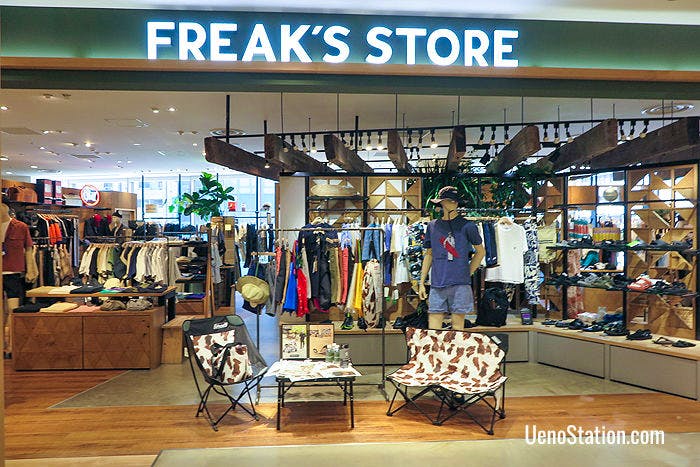 Freak’s Store on the 3rd floor has casual wear for ladies and men