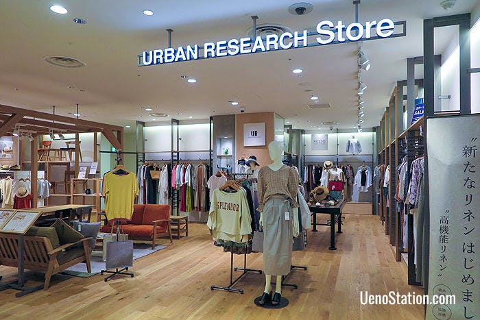 Urban Research Store on the 5th floor