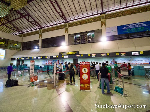 Check-in Counters Surabaya Airport