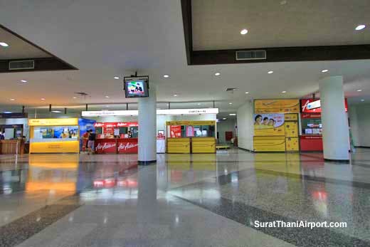 Check-in counters Surat Thani Airport