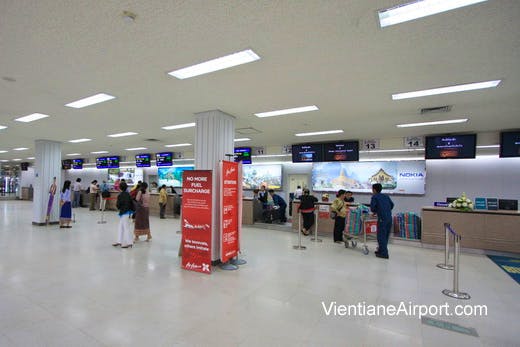 Vientiane Airport Check-in Counters